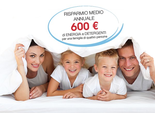 ozonizzatore domestico per lavatrice con un risparmio di 600€ annuo per famiglia