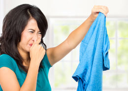 Cattivo odore dei panni lavati in lavatrice