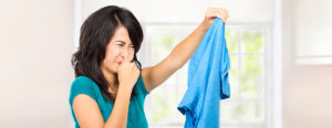 Cattivo odore dei panni lavati in lavatrice